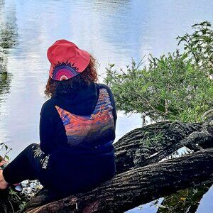 Hat Bucket Hand painted hat mandala